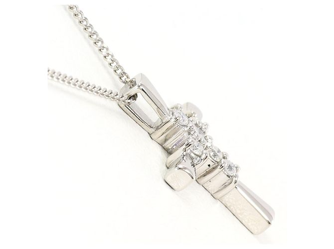 Autre Marque Collar de platino PT900/850 con diamante - vista 2