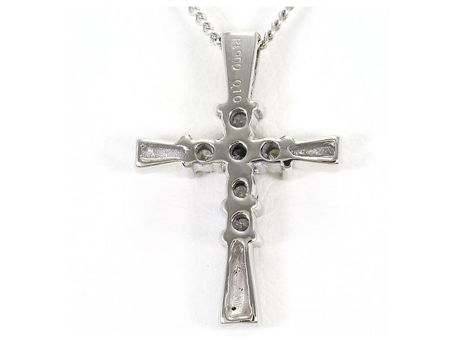 Autre Marque Collar de platino PT900/850 con diamante - vista 3