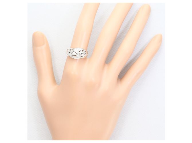 Autre Marque PT900 Platin-Ehering mit Diamant - Ansicht 7