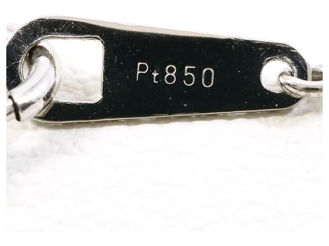 Autre Marque Pm Platinum PT850 Halskette mit Diamant - Ansicht 4