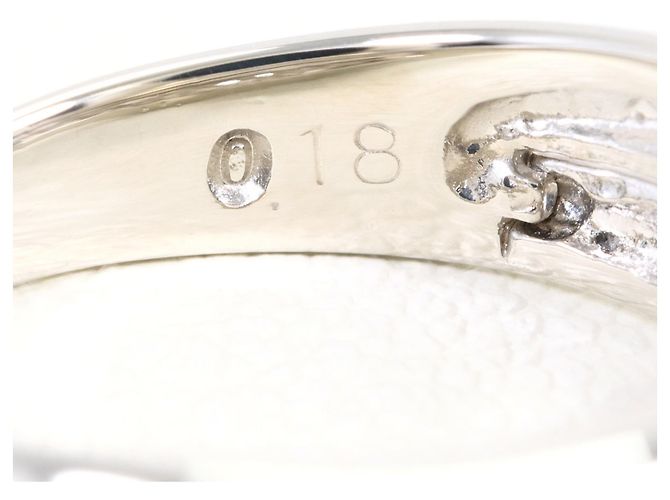Autre Marque Platin-Bandring mit Diamant - Ansicht 5