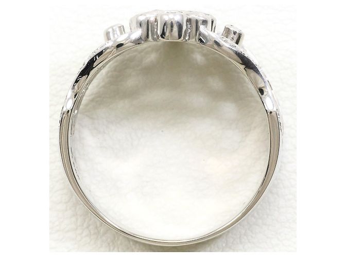 Autre Marque Platin-Bandring mit Diamant - Ansicht 3