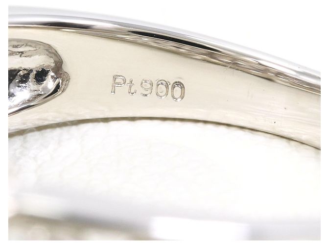 Autre Marque Anello fede in platino e diamanti - vista 5