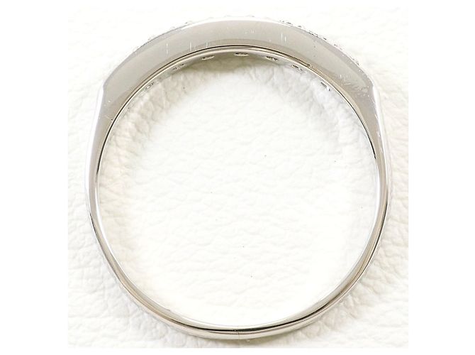 Autre Marque PT900 Platin-Ehering mit Diamant - Ansicht 2