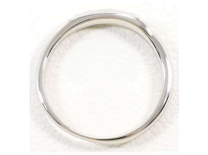 Autre Marque Platin-Bandring mit Diamant - Ansicht 2