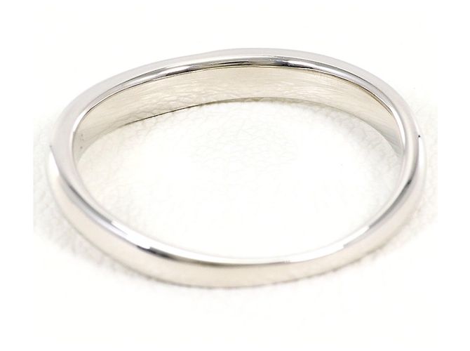 Autre Marque Platin-Bandring mit Diamant - Ansicht 3