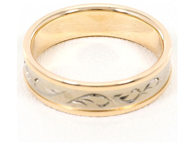 Autre Marque Ring aus 10K Gelbgold - Ansicht 3