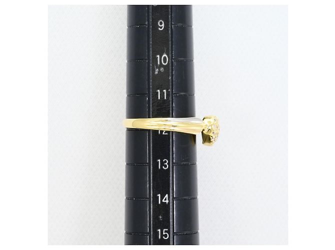 Autre Marque Platin- und Goldbandring mit Diamant - Ansicht 8