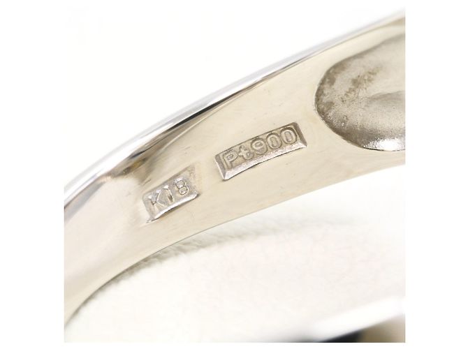 Autre Marque Anello fede in platino PT900 e oro giallo 18K - vista 6