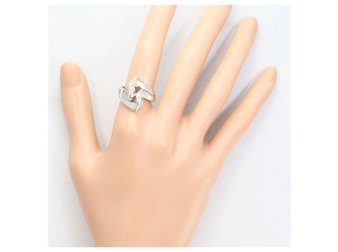 Autre Marque Anello fede in platino PT900 e oro giallo 18K - vista 7