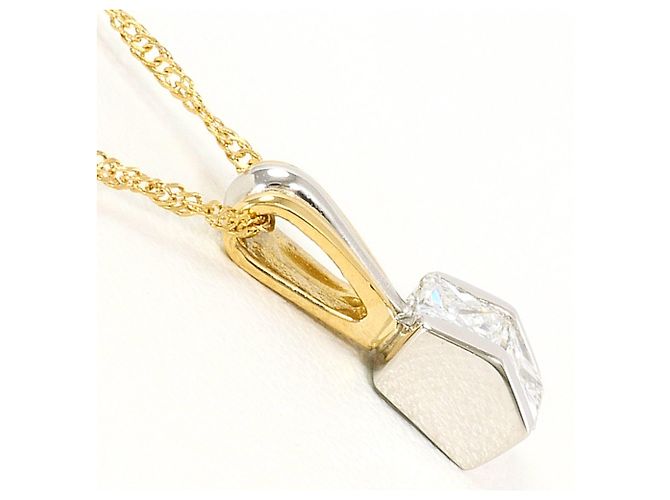 Autre Marque Collana in platino e oro giallo con diamanti - vista 2
