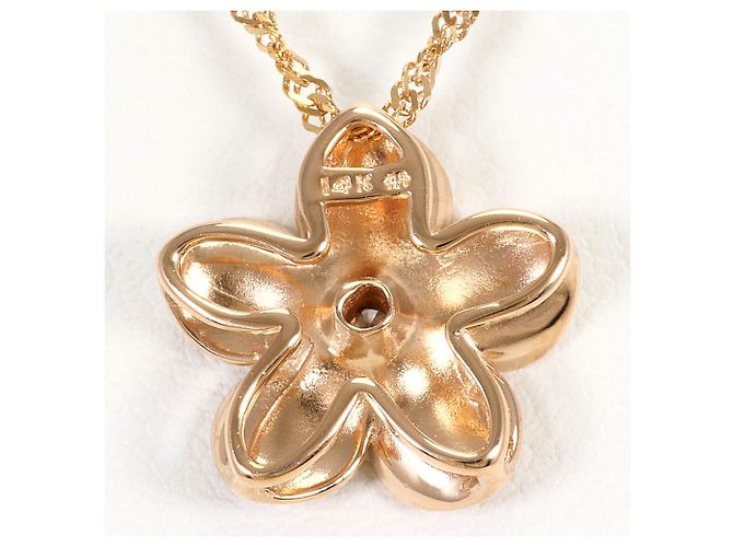 Autre Marque Collana in oro rosa 14K con diamante - vista 3
