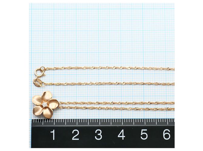 Autre Marque Collana in oro rosa 14K con diamante - vista 5