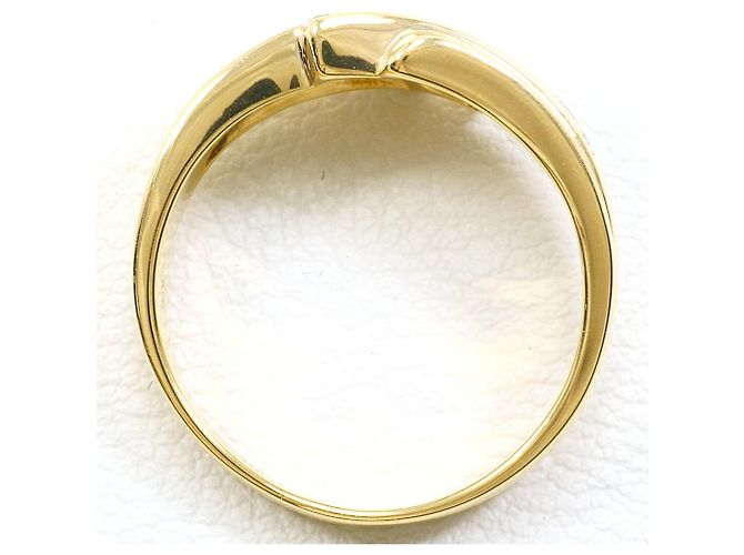 Autre Marque Anello fede in oro giallo 18K con diamante - vista 3