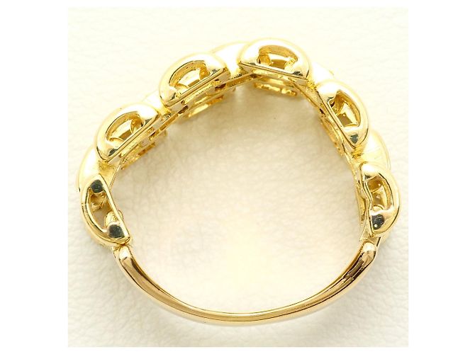 Autre Marque Ringband aus 18K Gelbgold mit Diamant - Ansicht 3