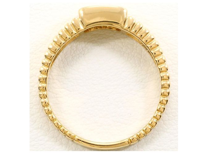 Autre Marque Ringband aus 18K Gelbgold mit Diamant - Ansicht 3