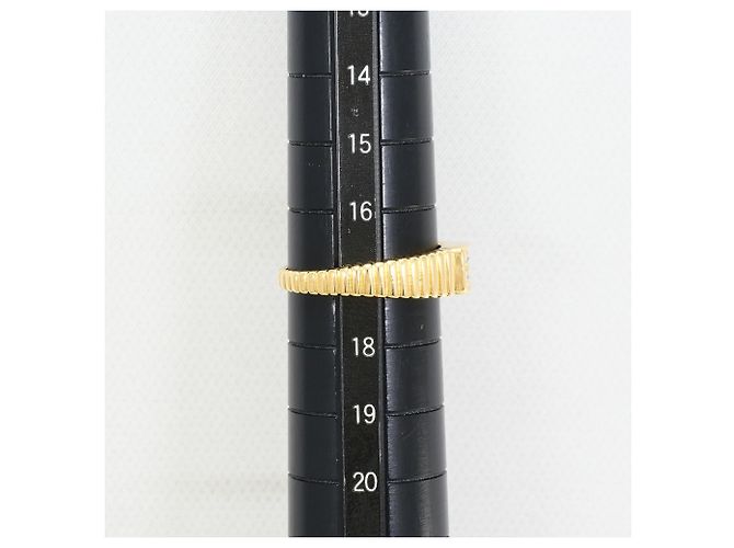 Autre Marque Ringband aus 18K Gelbgold mit Diamant - Ansicht 7