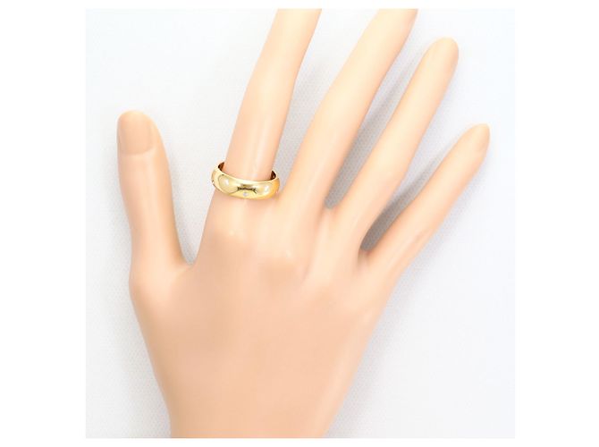 Autre Marque Anello a fascia in oro giallo 18K con zirconia cubica - vista 5