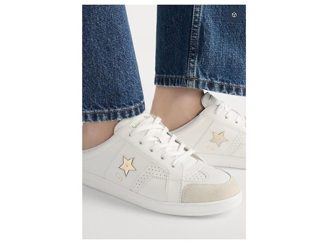 Christian Dior B23 Mules Sneakers in pelle bianca - vista 5