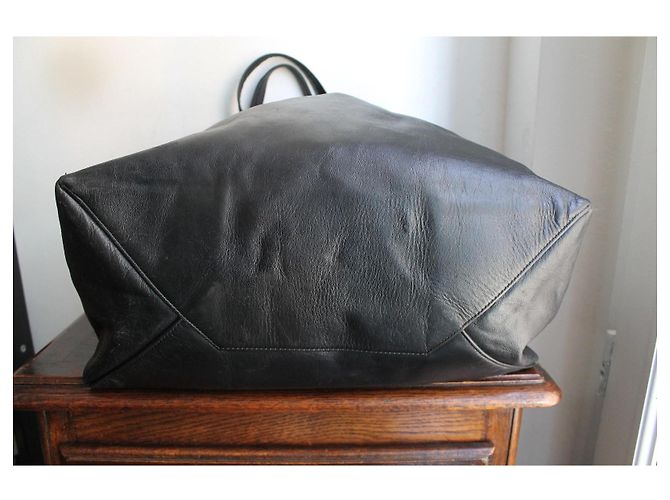 Céline Celine Cabas Shopper Schwarz Leder - Ansicht 6