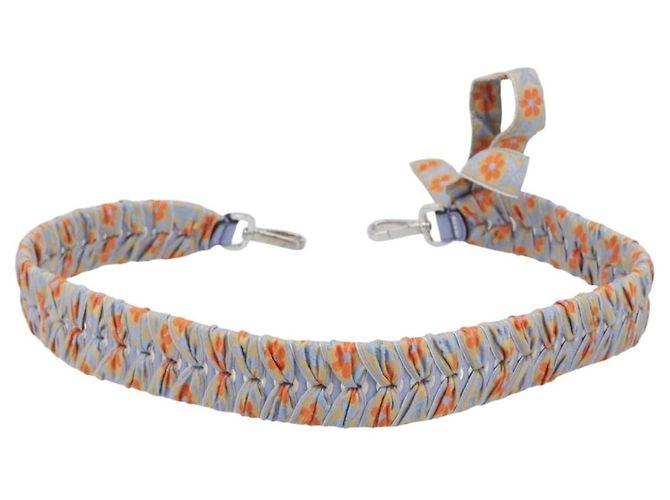 Fendi Bow Mini Strap You Courte Bandoulière en Cuir avec Ruban et Couture Sellier - vue 2