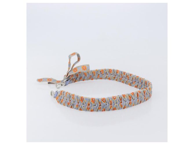 Fendi Bow Mini Strap You Courte Bandoulière en Cuir avec Ruban et Couture Sellier - vue 3