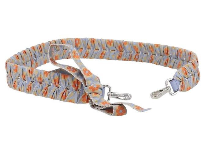 Fendi Bow Mini Strap You Courte Bandoulière en Cuir avec Ruban et Couture Sellier - vue 5