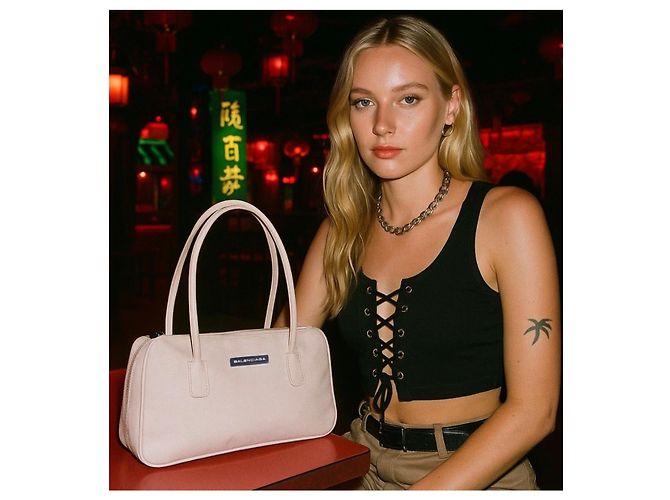 Borsa Balenciaga Beige - vista 2