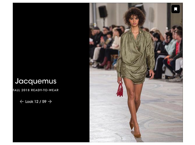 Jacquemus Le Souk Bedrucktes Drapiertes Kleid - Ansicht 3