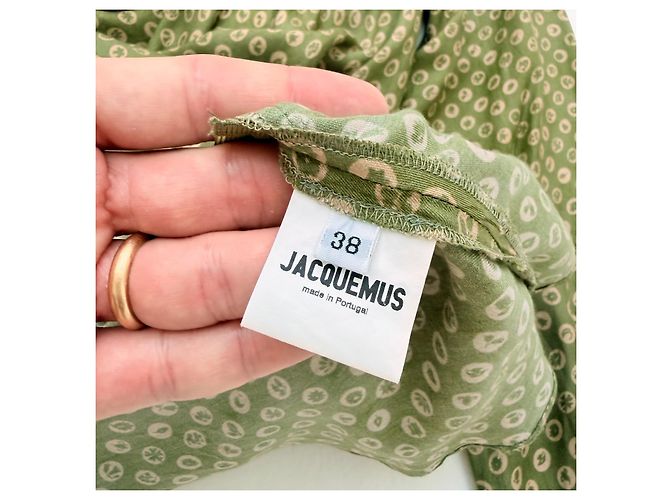 Jacquemus Le Souk Bedrucktes Drapiertes Kleid - Ansicht 8