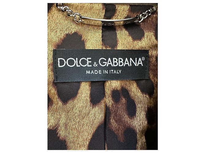 Giacca Safari in pelle di capra Dolce & Gabbana - IT 40 usata - vista 5