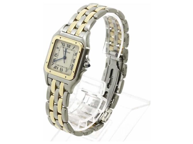 Orologio Cartier Panthère MM 2-Row Two-Tone Quartz - vista 2