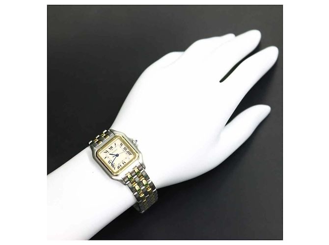 Orologio Cartier Panthère MM 2-Row Two-Tone Quartz - vista 3