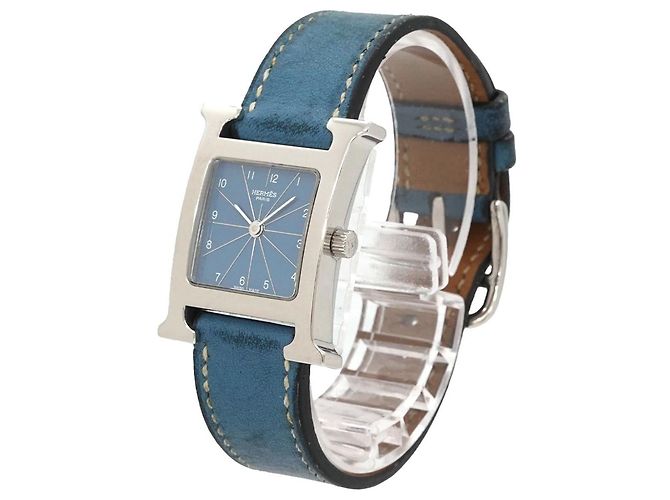 Hermès Hermes H-Watch HH1 210 Damenarmbanduhr Blue Quartz - Ansicht 2