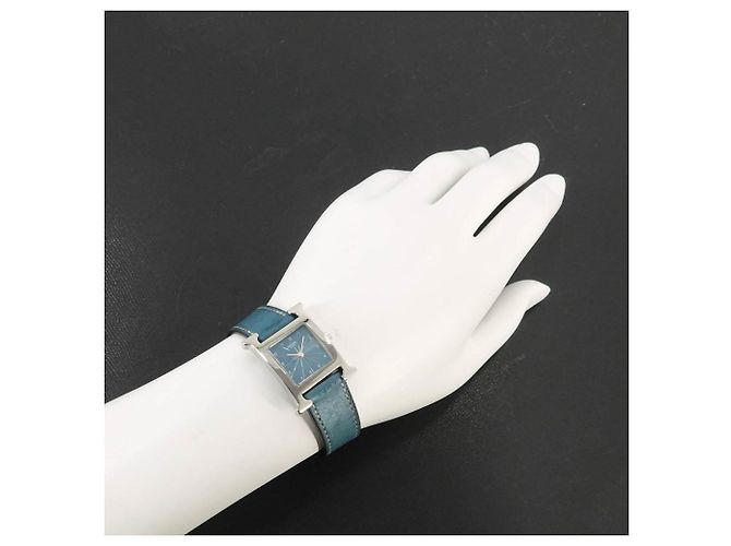 Hermès Hermes H-Watch HH1 210 Damenarmbanduhr Blue Quartz - Ansicht 3