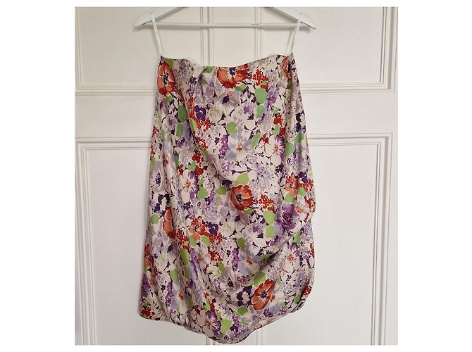 Vestido palabra de honor de seda floral Zimmermann - vista 6