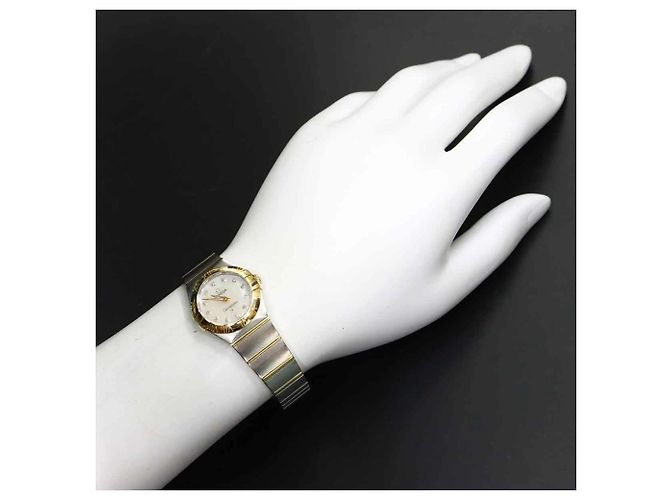 Orologio Omega Constellation Polished Two-Tone da donna - vista 4