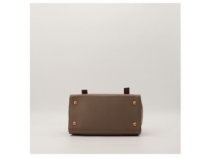 Autre Marque Bolsa de mão Saint Laurent em couro taupe - vista 6