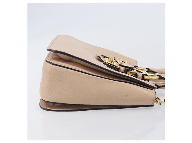 Miu Miu Madras Convertible Lock Leather Medium - Ansicht 3