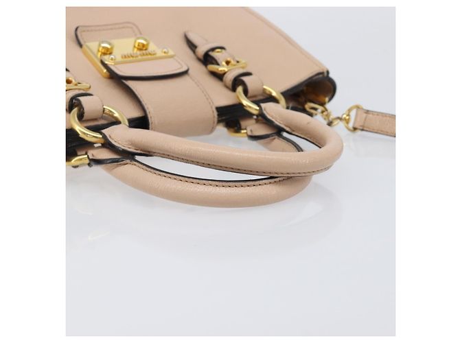 Miu Miu Madras Convertible Lock Leather Medium - Ansicht 7