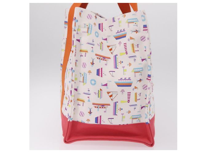 Hermès Beach Printed Toile Large - vista 4