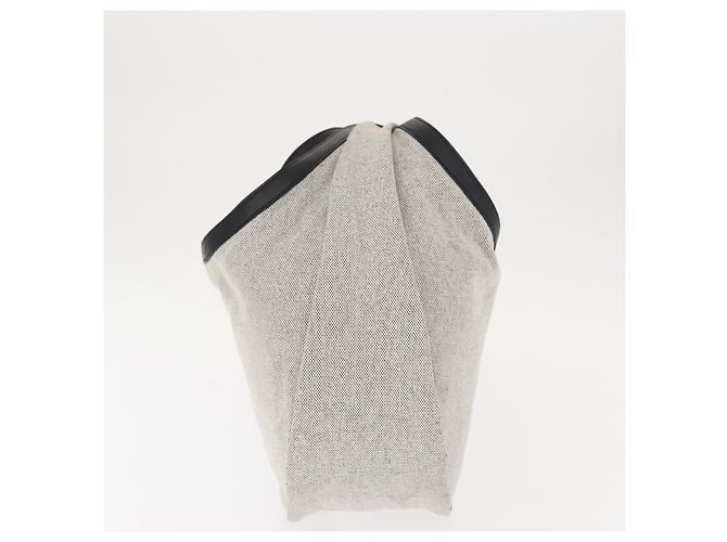 Hermès Sac Luco Canvas with Leather - vue 4