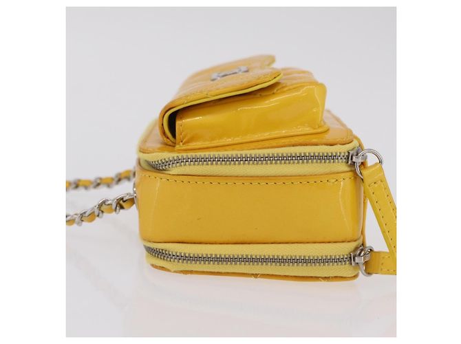 Camera Funda para cámara Chanel Pocket Box Quilted Patent Mini - vista 4