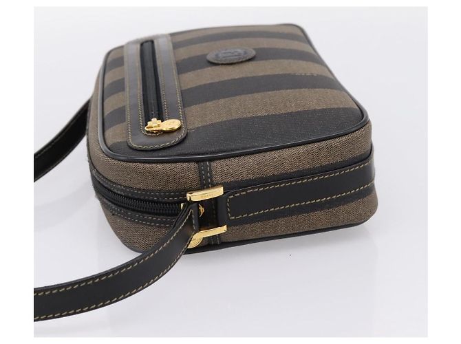 Fendi Vintage Pequin Front Pocket Coated Canvas Small - vue 3