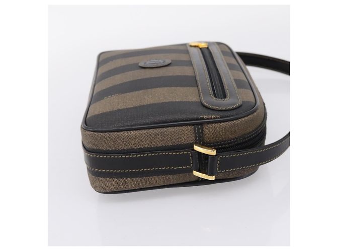 Fendi Vintage Pequin Front Pocket Coated Canvas Small - vue 4