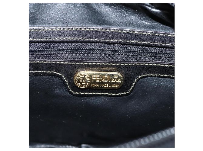 Fendi Vintage Pequin Front Pocket Coated Canvas Small - vue 6