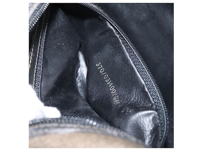 Fendi Vintage Pequin Front Pocket Coated Canvas Small - vue 7