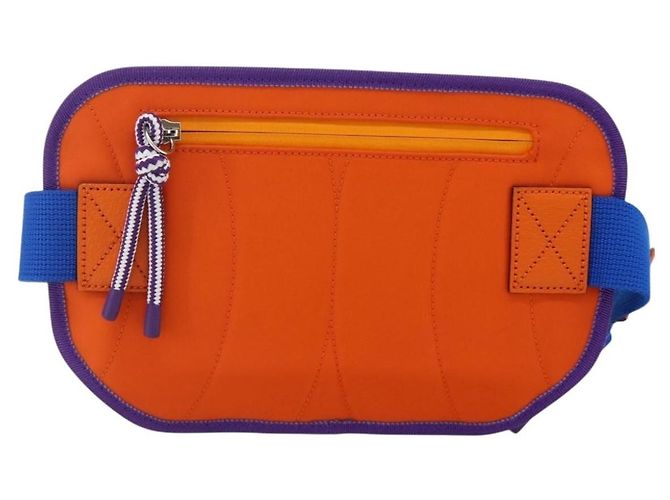 Cintura Gucci con tasca anteriore e pannelli in nylon jacquard GG e gomma - vista 2
