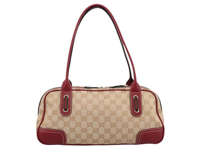 Gucci Princy Boston GG Canvas Large - vista 2