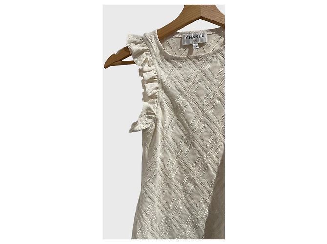 Top Chanel branco T.34 - vista 2
